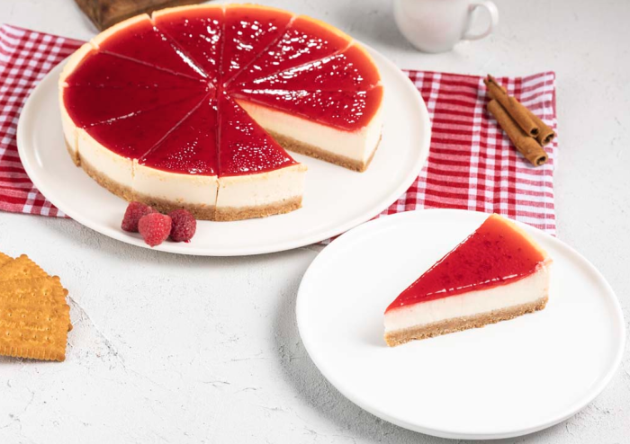 Raspberry Cheesecake – 12 dilim - Simit Express