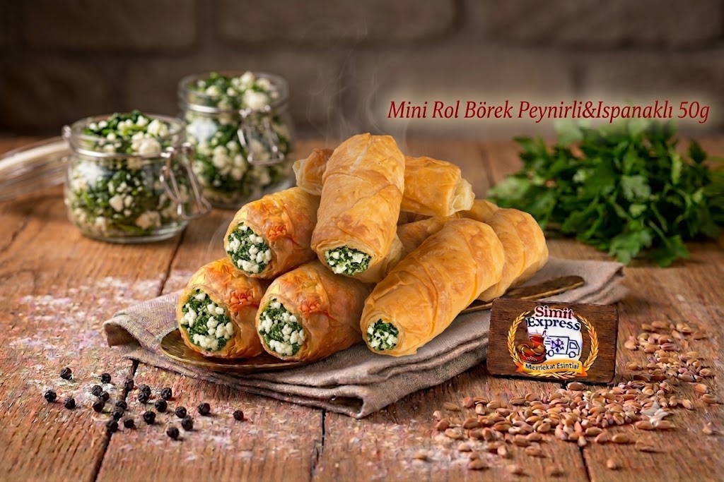 Mini Rol Börek Peynirli & Ispanaklı 5kg - Simit Express