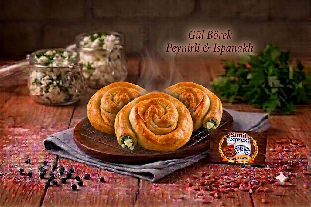 Gül Böreği – Peynirli & Ispanaklı (20 Adet) - Simit Express