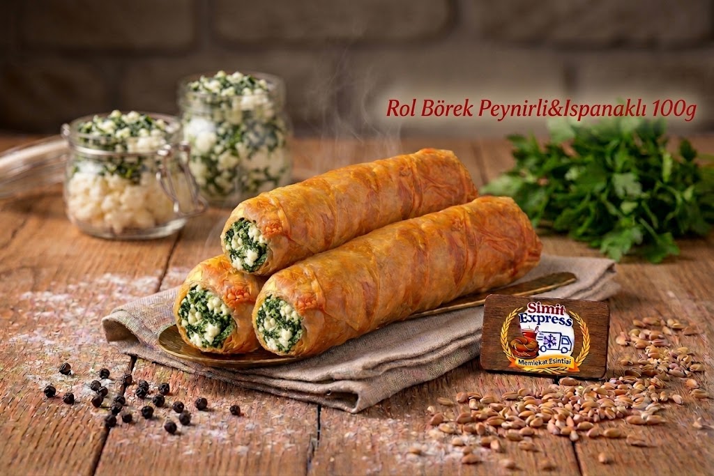 Rol Börek Peynirli & Ispanaklı 100g - 40 Adet - Simit Express